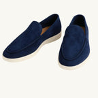 Paul | Men's Suede-Effect Slip-On Loafers, Comfortable Daily Wear Shoes | The Dress Cellar