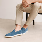 Paul | Men's Suede-Effect Slip-On Loafers, Comfortable Daily Wear Shoes | The Dress Cellar