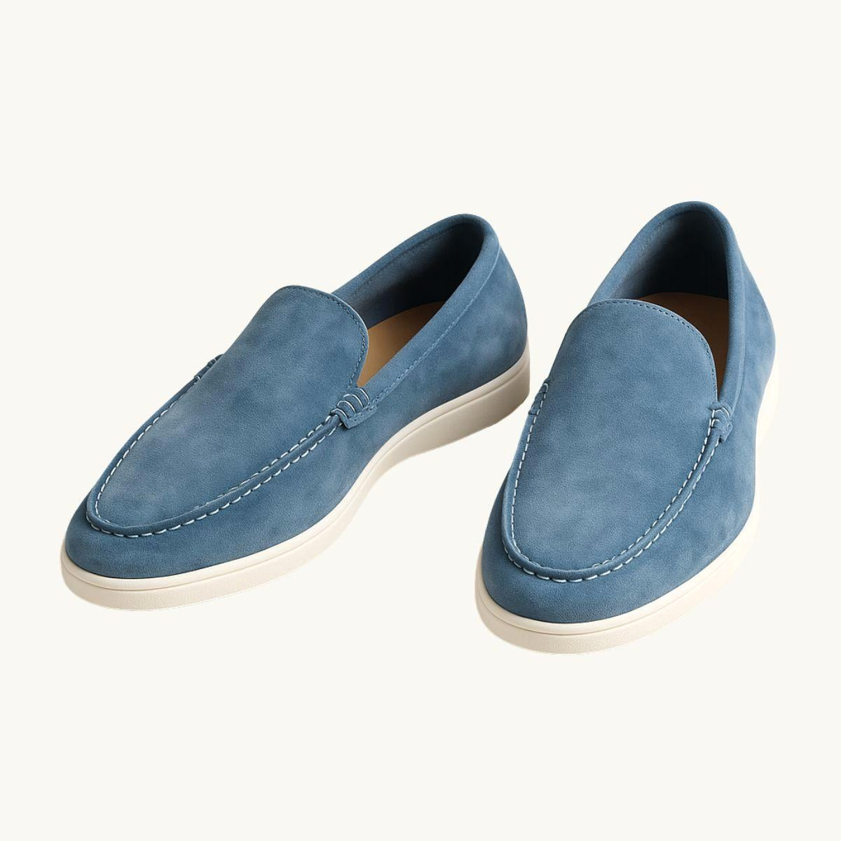 Paul | Men's Suede-Effect Slip-On Loafers, Comfortable Daily Wear Shoes | The Dress Cellar