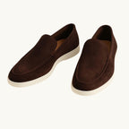 Paul | Men's Suede-Effect Slip-On Loafers, Comfortable Daily Wear Shoes | The Dress Cellar