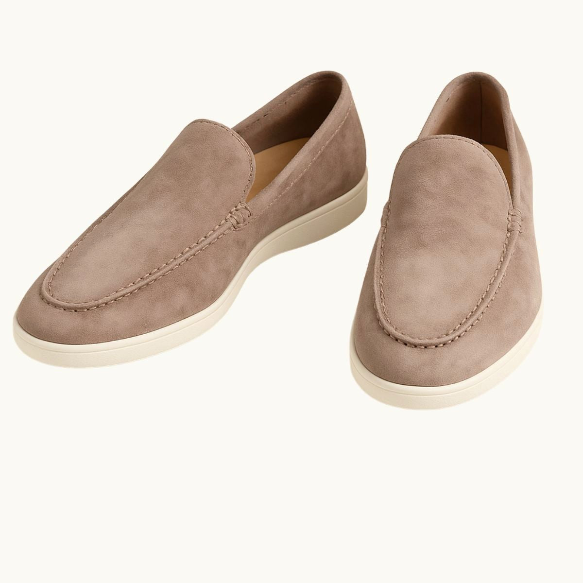 Paul | Men's Suede-Effect Slip-On Loafers, Comfortable Daily Wear Shoes | The Dress Cellar