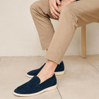 Paul | Men's Suede-Effect Slip-On Loafers, Comfortable Daily Wear Shoes | The Dress Cellar