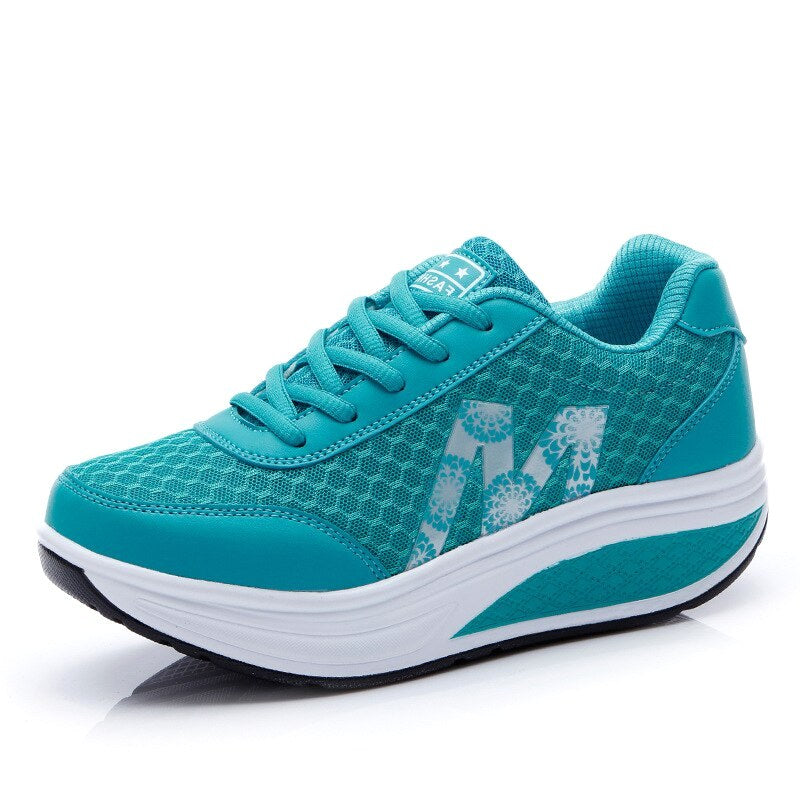 Madison | Women's Orthopedic Corrector Walking Sneakers - Blue