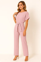 Makenna | Women's Ponte Knit Batwing Jumpsuit - image 10