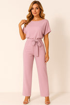Makenna | Women's Ponte Knit Batwing Jumpsuit - image 9