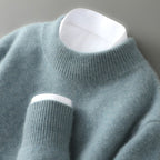 Malcolm | Men's Cashmere Pullover Jumper, Lightweight Knit Jumper | The Dress Cellar