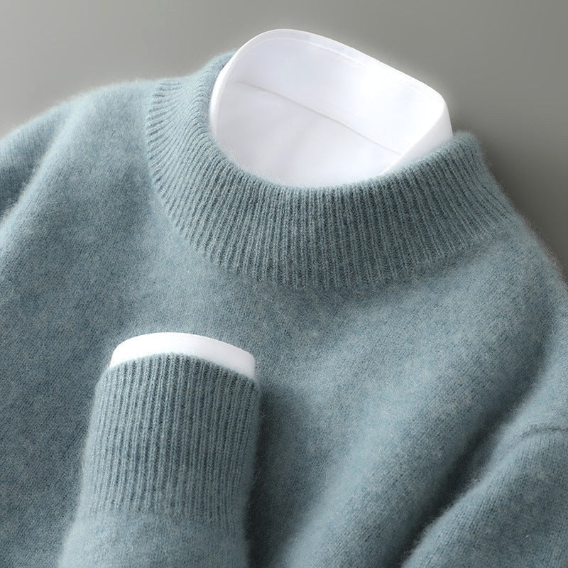 Malcolm | Men's Cashmere Pullover Jumper, Lightweight Knit Jumper | The Dress Cellar
