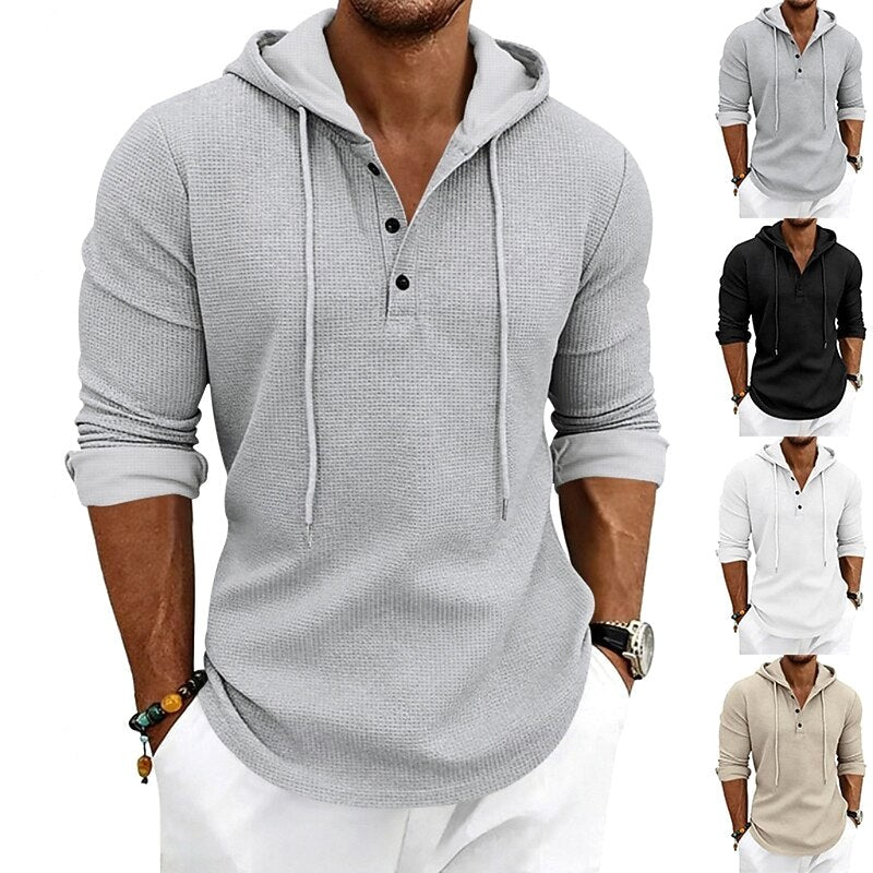 Joan | Women's Relaxed Hooded Sweatshirt, Drawstring Hood Sweater | The Dress Cellar