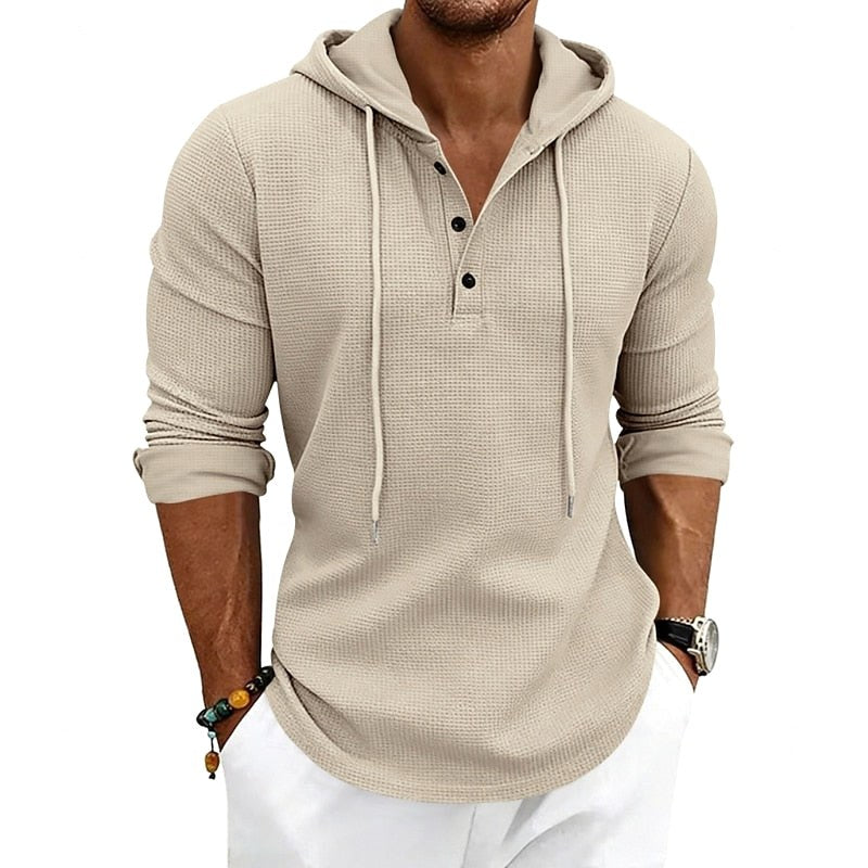Joan | Women's Relaxed Hooded Sweatshirt, Drawstring Hood Sweater | The Dress Cellar