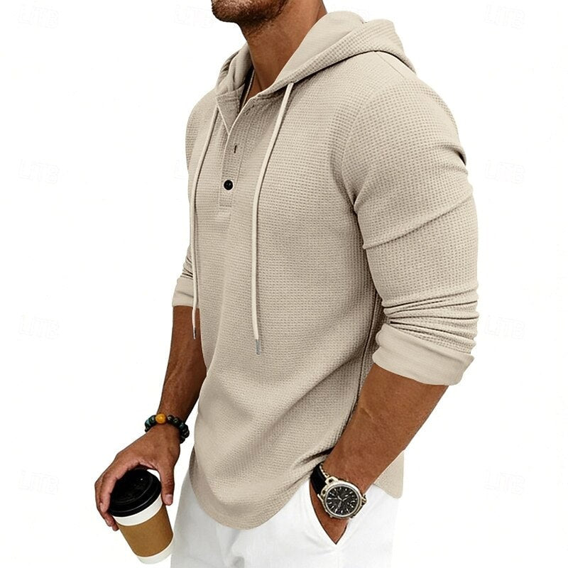 Joan | Women's Relaxed Hooded Sweatshirt, Drawstring Hood Sweater | The Dress Cellar