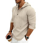 Joan | Women's Relaxed Hooded Sweatshirt, Drawstring Hood Sweater | The Dress Cellar