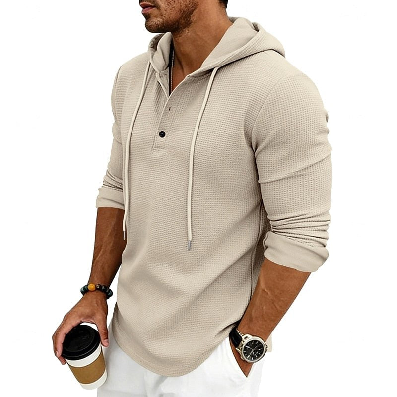 Joan | Women's Relaxed Hooded Sweatshirt, Drawstring Hood Sweater | The Dress Cellar