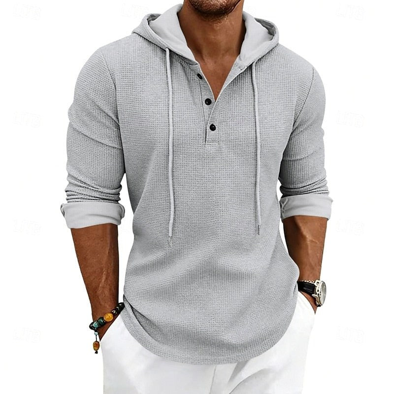 Joan | Women's Relaxed Hooded Sweatshirt, Drawstring Hood Sweater | The Dress Cellar