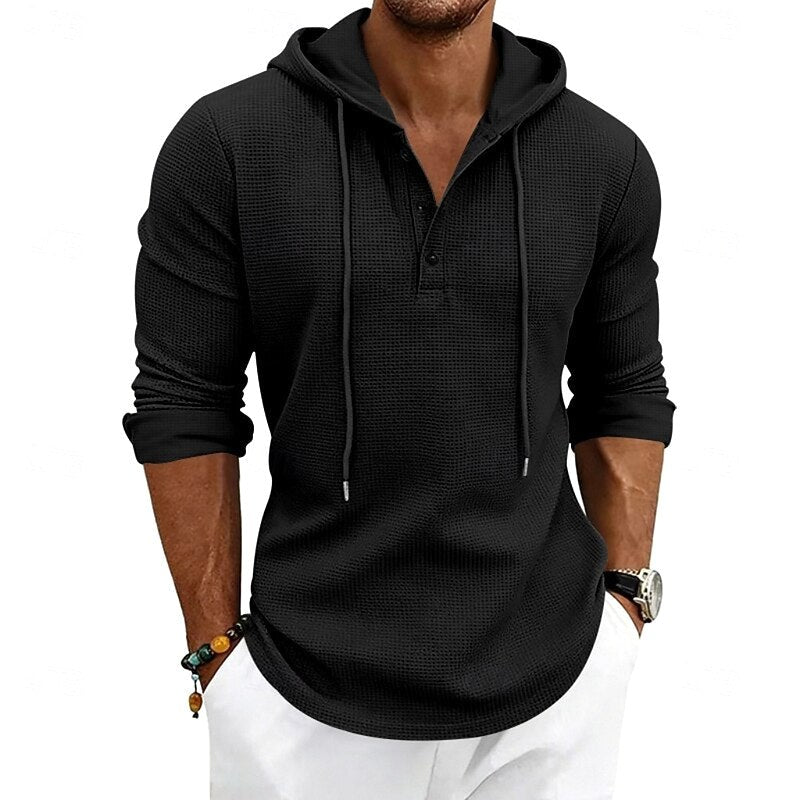Joan | Women's Relaxed Hooded Sweatshirt, Drawstring Hood Sweater | The Dress Cellar