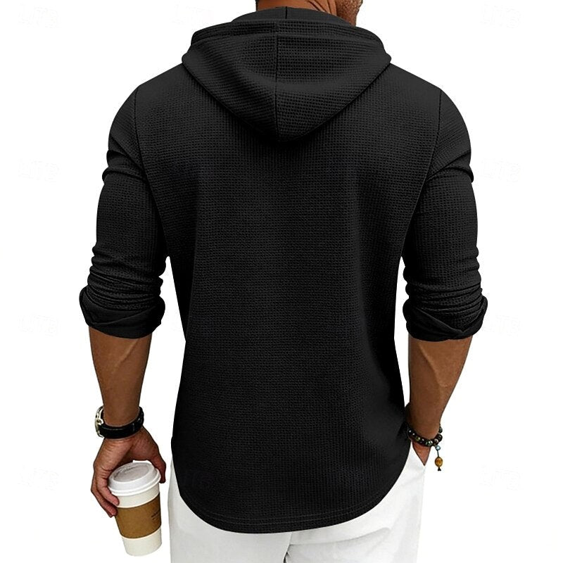 Joan | Women's Relaxed Hooded Sweatshirt, Drawstring Hood Sweater | The Dress Cellar