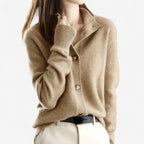 Mallory | Women's Cashmere Cardigan, Classic Button-Front Cardigan | The Dress Cellar