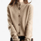 Mallory | Women's Cashmere Cardigan, Classic Button-Front Cardigan | The Dress Cellar