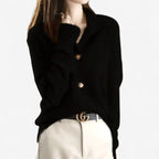 Mallory | Women's Cashmere Cardigan, Classic Button-Front Cardigan | The Dress Cellar