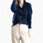 Mallory | Women's Cashmere Cardigan, Classic Button-Front Cardigan | The Dress Cellar