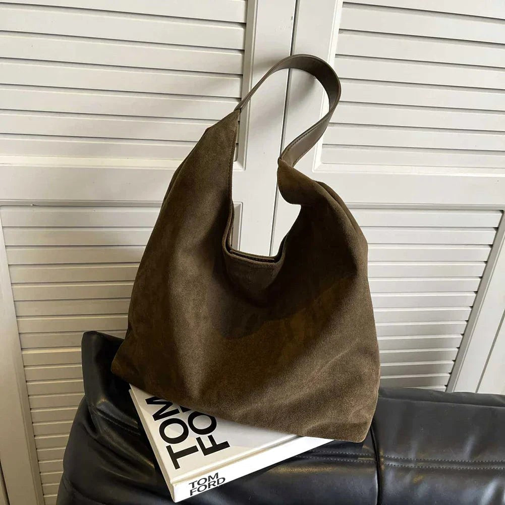 Manon | Women's Relaxed Shoulder Tote Bag, Spacious Travel Tote | The Dress Cellar | Black