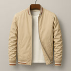 Martin | Lightweight Bomber Jacket with Contrast Details; Sporty Transitional Jacket | The Dress Cellar