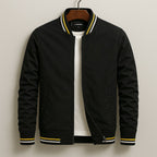 Martin | Lightweight Bomber Jacket with Contrast Details; Sporty Transitional Jacket | The Dress Cellar
