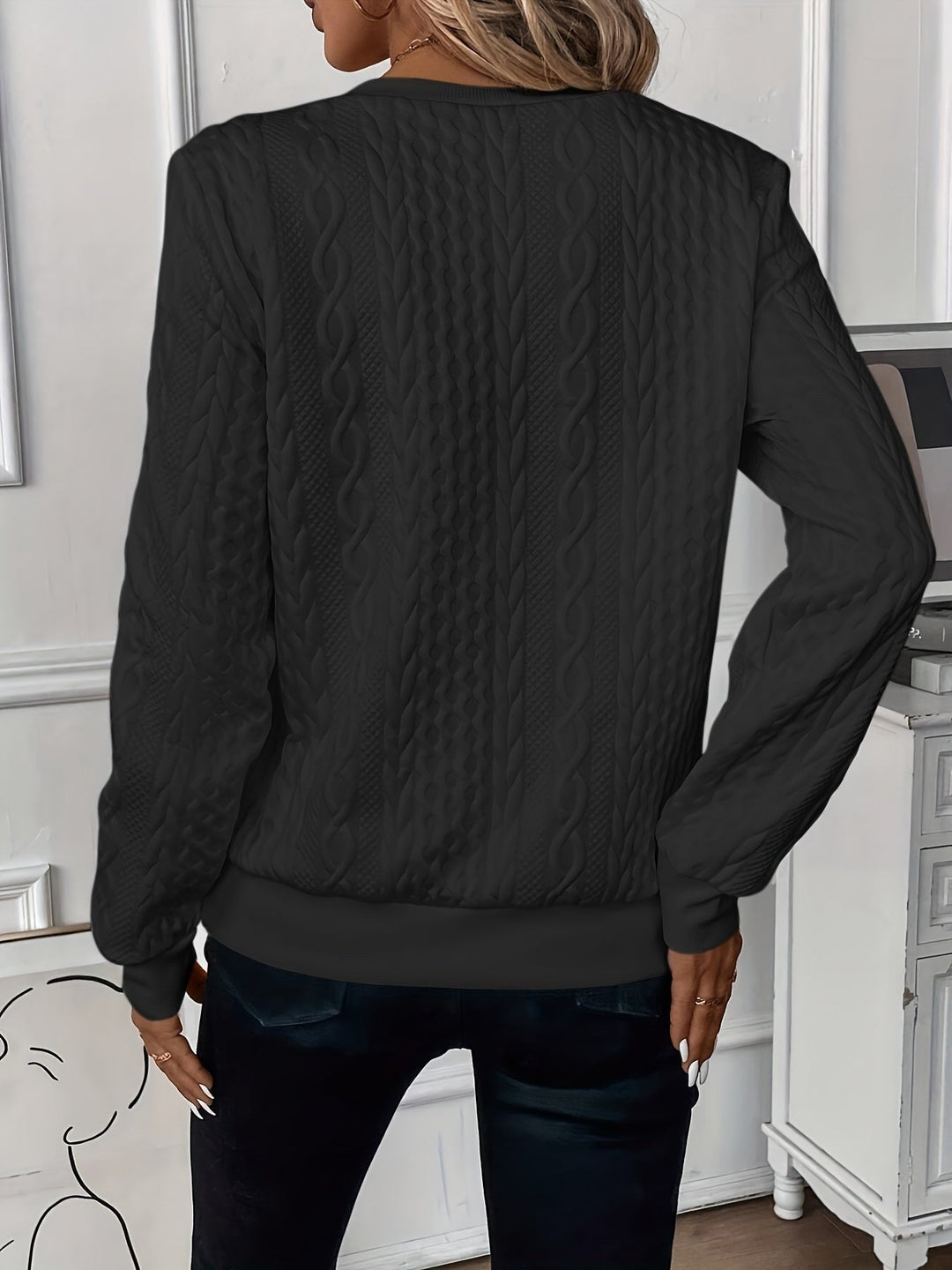 Margot | Women's Quarter-Zip Knit Jumper, Cosy Everyday Jumper | The Dress Cellar