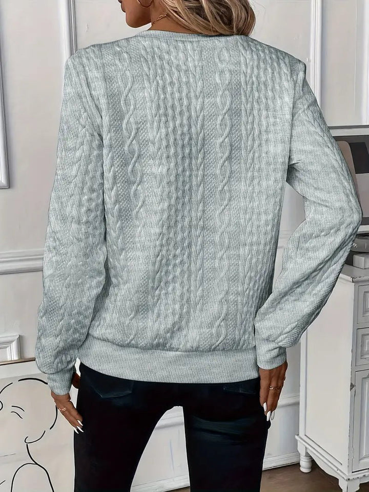 Margot | Women's Quarter-Zip Knit Jumper, Cosy Everyday Jumper | The Dress Cellar
