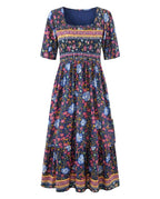 Marlowe | Women's Boho Print Midi Dress - image 11