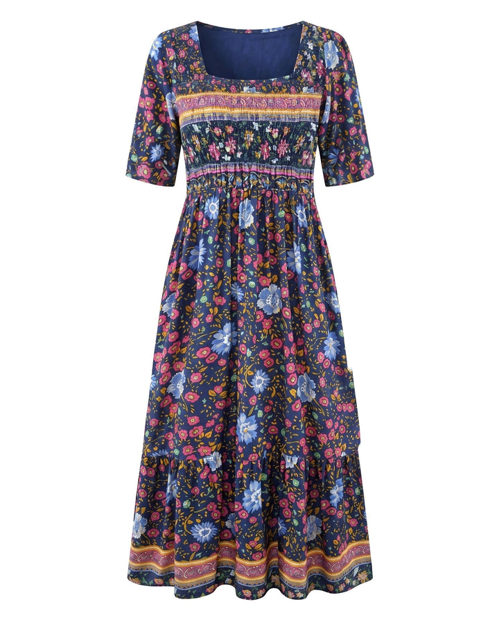 Marlowe | Women's Boho Print Midi Dress - image 11