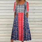 Marlowe | Women's Boho Print Midi Dress - image 14