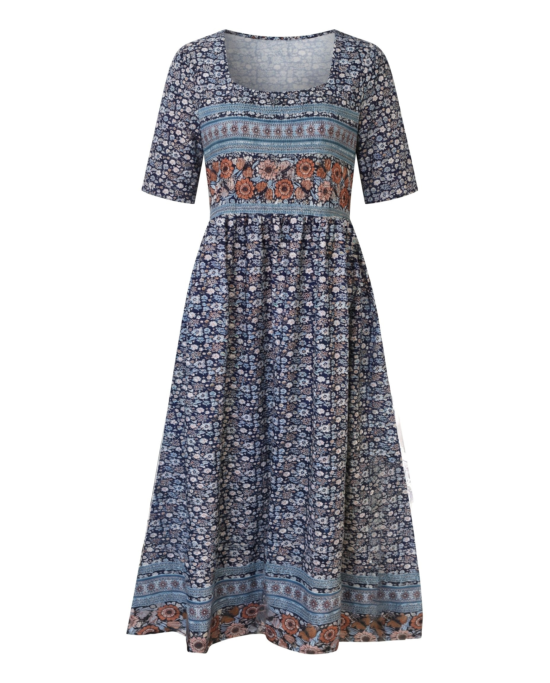 Marlowe | Women's Boho Print Midi Dress - image 7