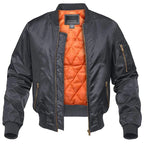 Donald | Men's Bomber Jacket with Front Pockets, Zip Fastening Urban Jacket | The Dress Cellar
