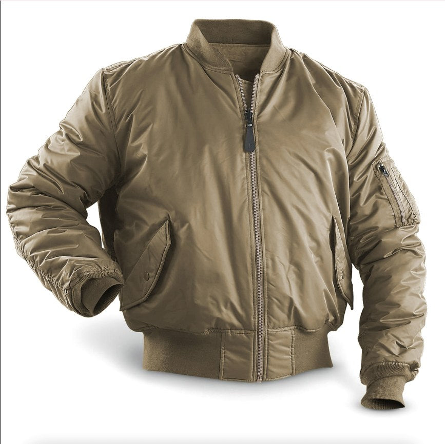Donald | Men's Bomber Jacket with Front Pockets, Zip Fastening Urban Jacket | The Dress Cellar