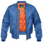 Donald | Men's Bomber Jacket with Front Pockets, Zip Fastening Urban Jacket | The Dress Cellar