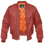 Donald | Men's Bomber Jacket with Front Pockets, Zip Fastening Urban Jacket | The Dress Cellar