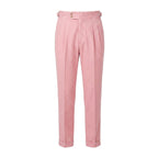 Mason | Men's Double-Pleat High-Waist Trousers, Tailored Tapered Trousers | The Dress Cellar