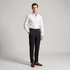 Mason | Men's Double-Pleat High-Waist Trousers, Tailored Tapered Trousers | The Dress Cellar