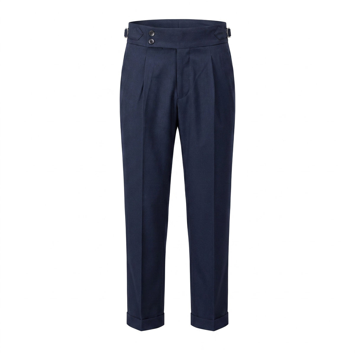 Mason | Men's Double-Pleat High-Waist Trousers, Tailored Tapered Trousers | The Dress Cellar