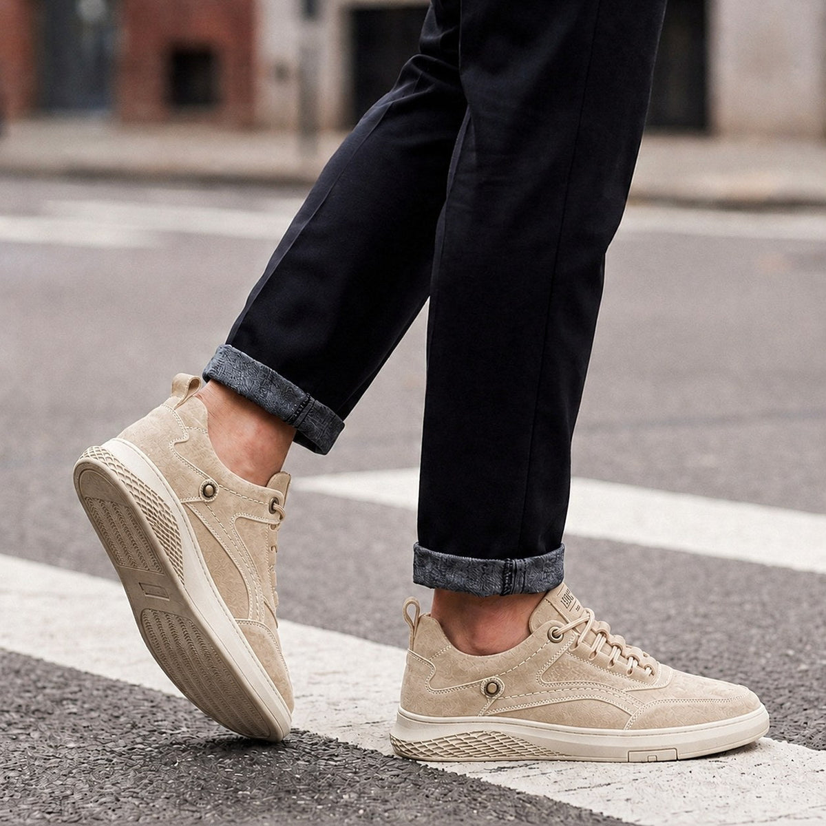 Mason | Women's Suede-Effect Retro Trainers, Everyday Trainers | The Dress Cellar