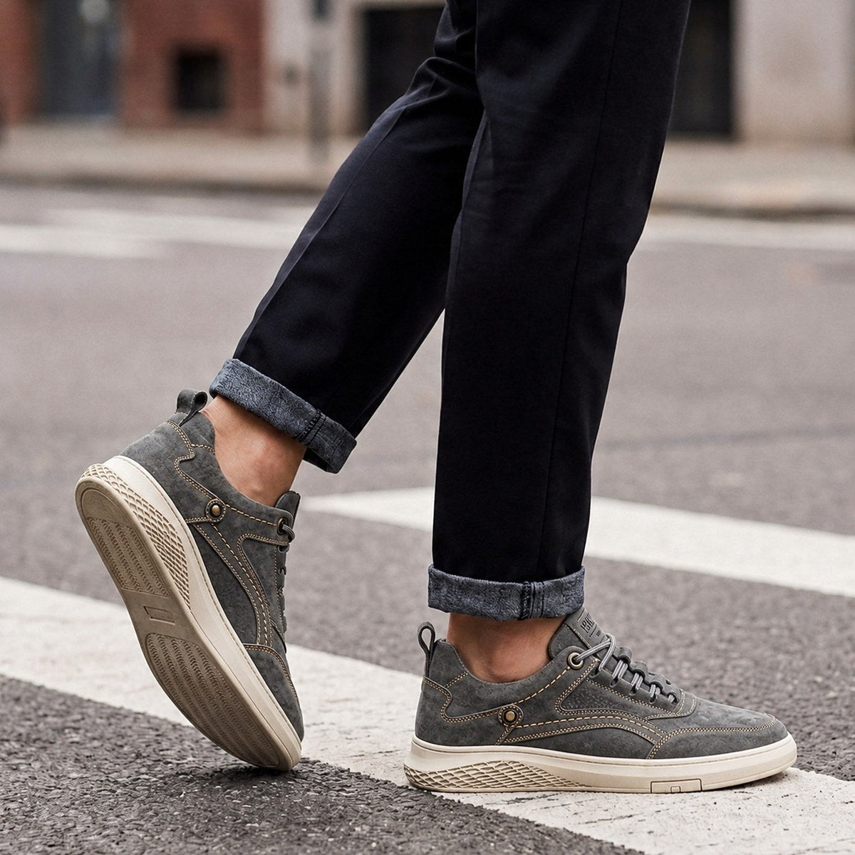 Mason | Women's Suede-Effect Retro Trainers, Everyday Trainers | The Dress Cellar