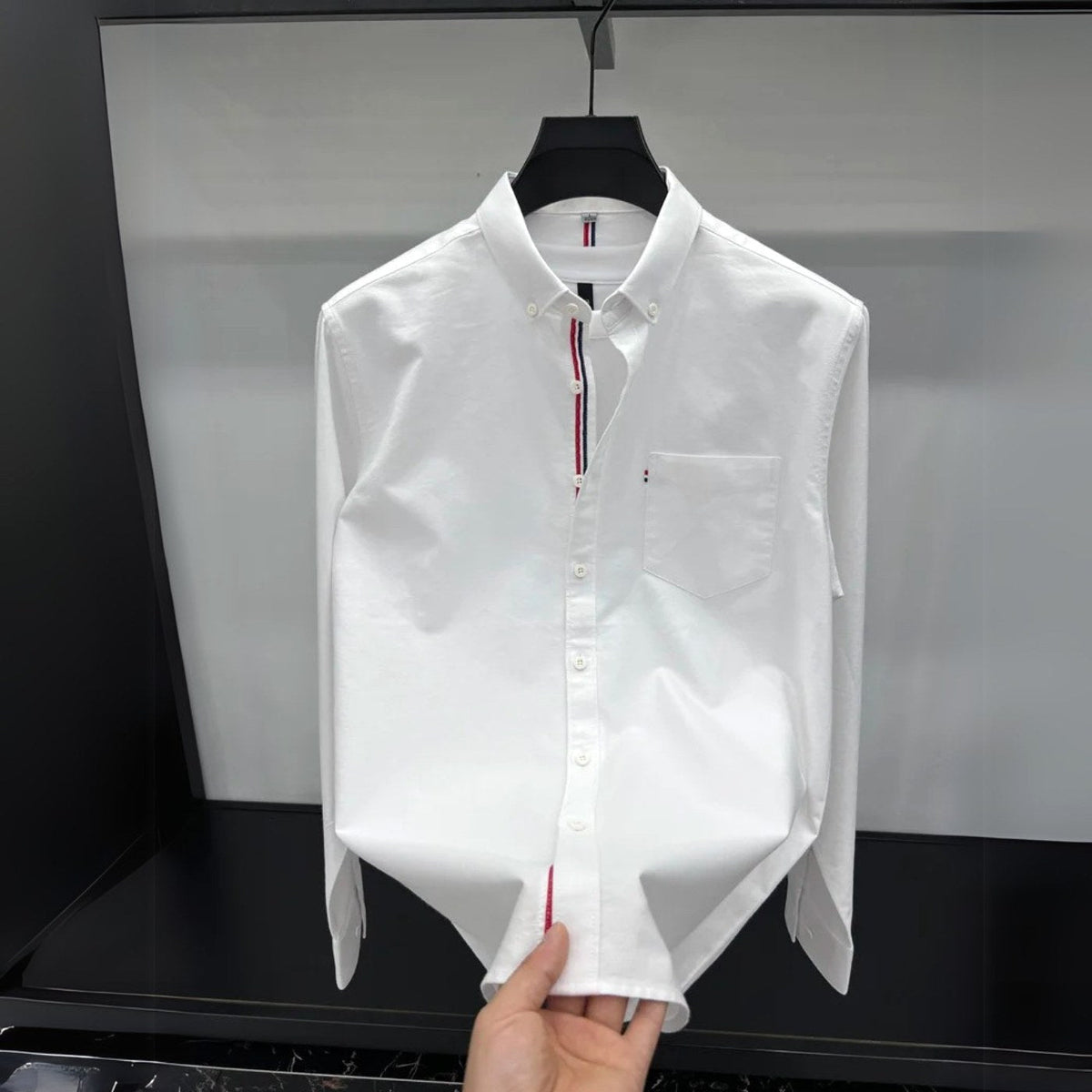 Jeremy | Men's Oxford Button-Down Shirt, Long-Sleeve Smart Casual Shirt | The Dress Cellar
