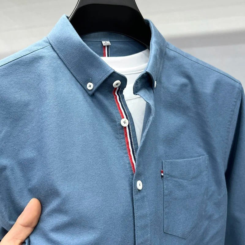 Jeremy | Men's Oxford Button-Down Shirt, Long-Sleeve Smart Casual Shirt | The Dress Cellar