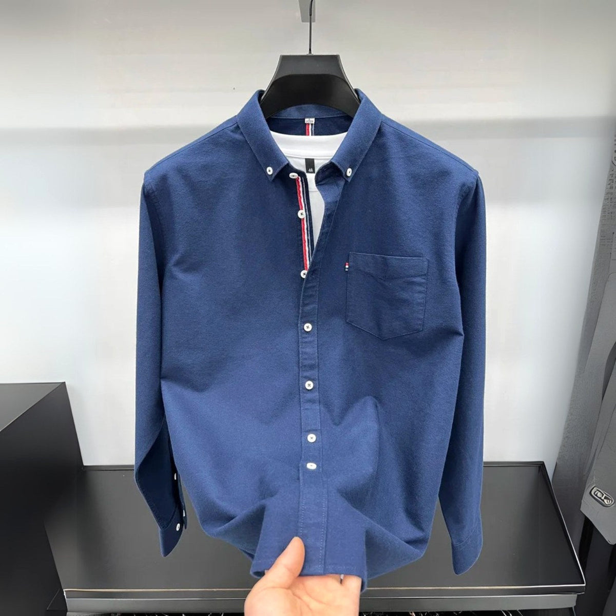Jeremy | Men's Oxford Button-Down Shirt, Long-Sleeve Smart Casual Shirt | The Dress Cellar