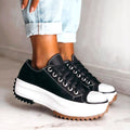 Maya | Women's Comfort Sneakers - Black