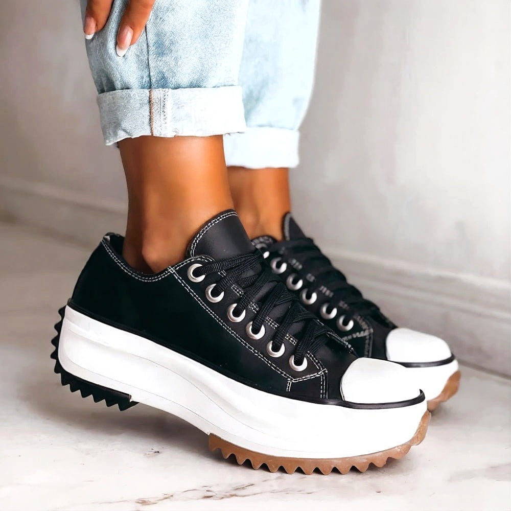 Maya | Women's Comfort Sneakers - Black