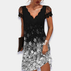 Melissa | Women's Tummy Control Evening Dress - Silver