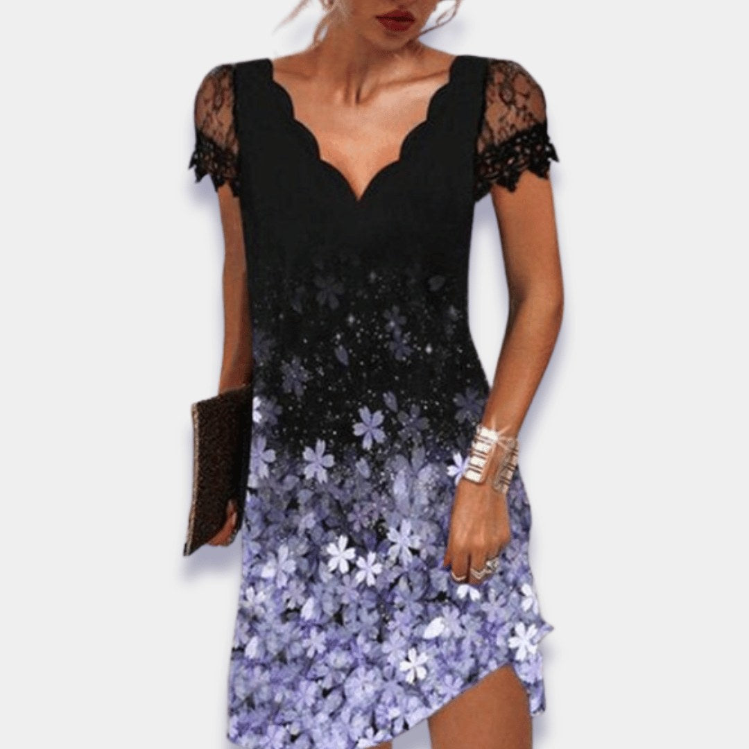Melissa | Women's Tummy Control Evening Dress - Purple