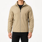 Miles | Men's Breathable Waterproof Jacket, Water-Resistant Autumn Jacket | The Dress Cellar | Black