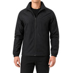 Miles | Men's Breathable Waterproof Jacket, Water-Resistant Autumn Jacket | The Dress Cellar | Forest Green